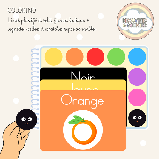 Livret d'apprentissage - Les couleurs (18 mois)