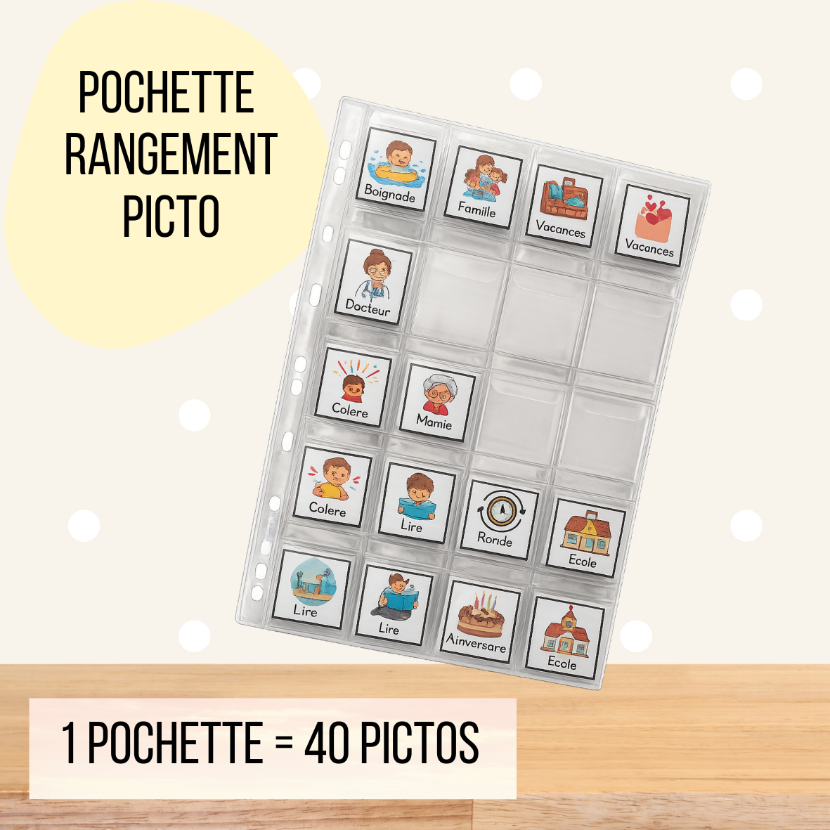 Ma Réserve à Picto – Classeur de rangement pour pictogrammes