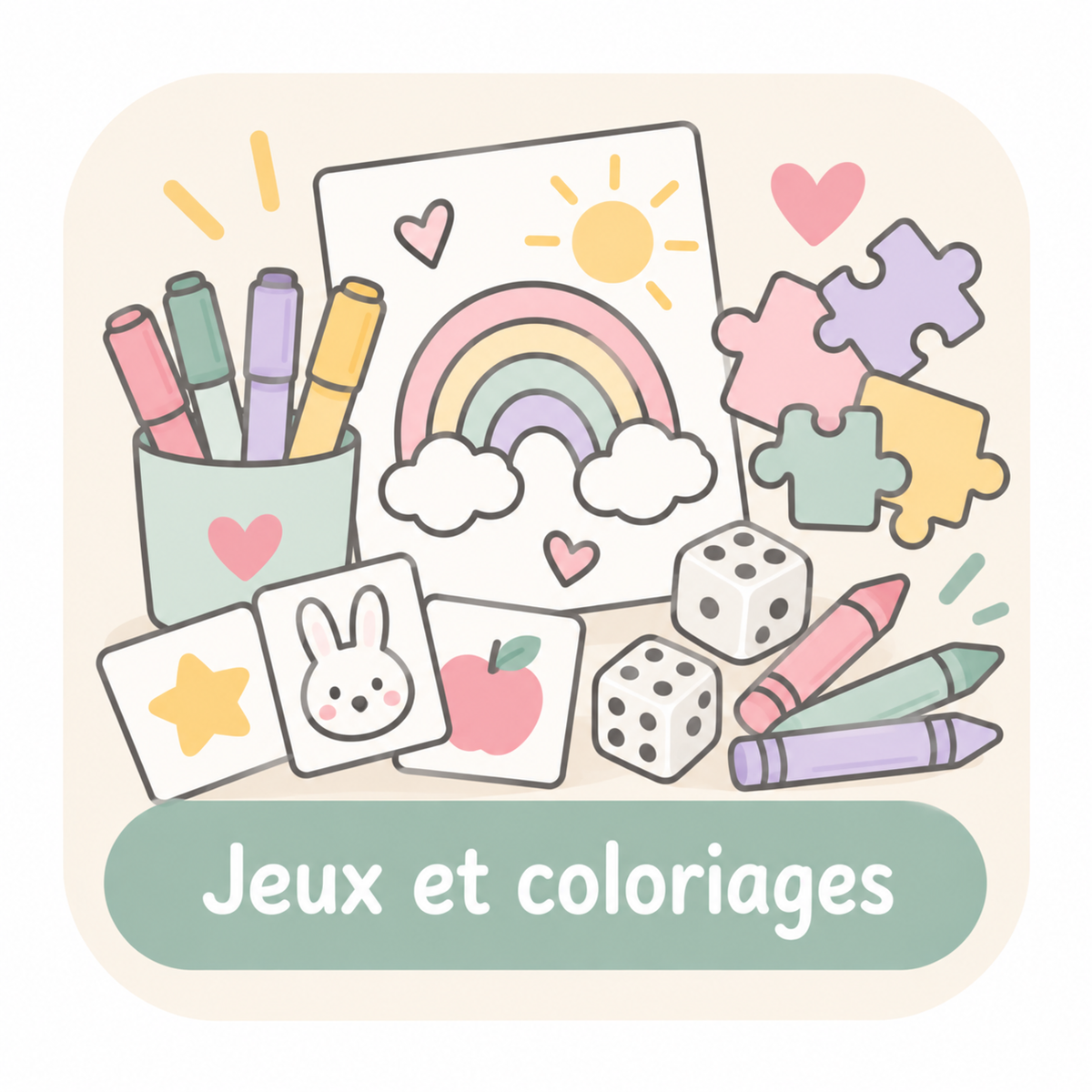 Jeux et coloriages