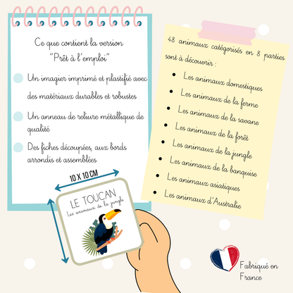 Imagier - Les animaux (version illustrée)