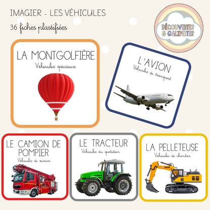 Imagier - Les véhicules