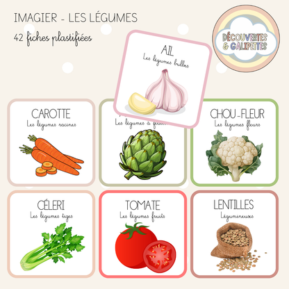 Imagier - Les légumes