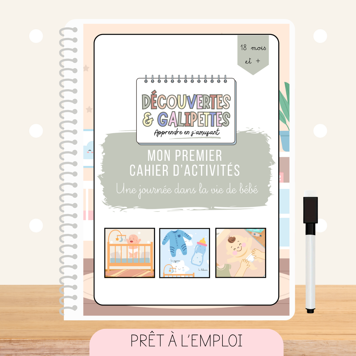 Mon premier cahier d'activités – Dès 18 mois