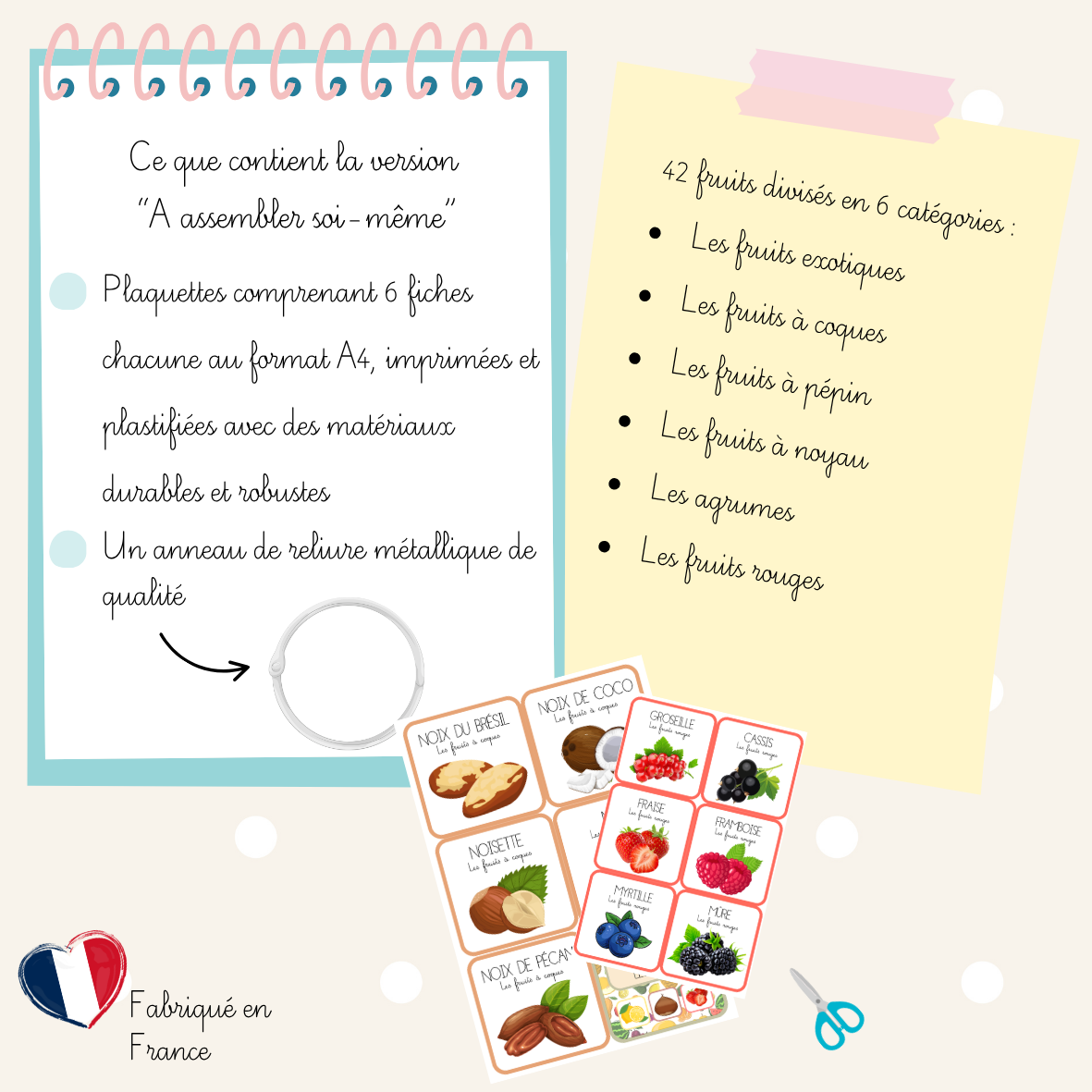 Imagier - Les fruits