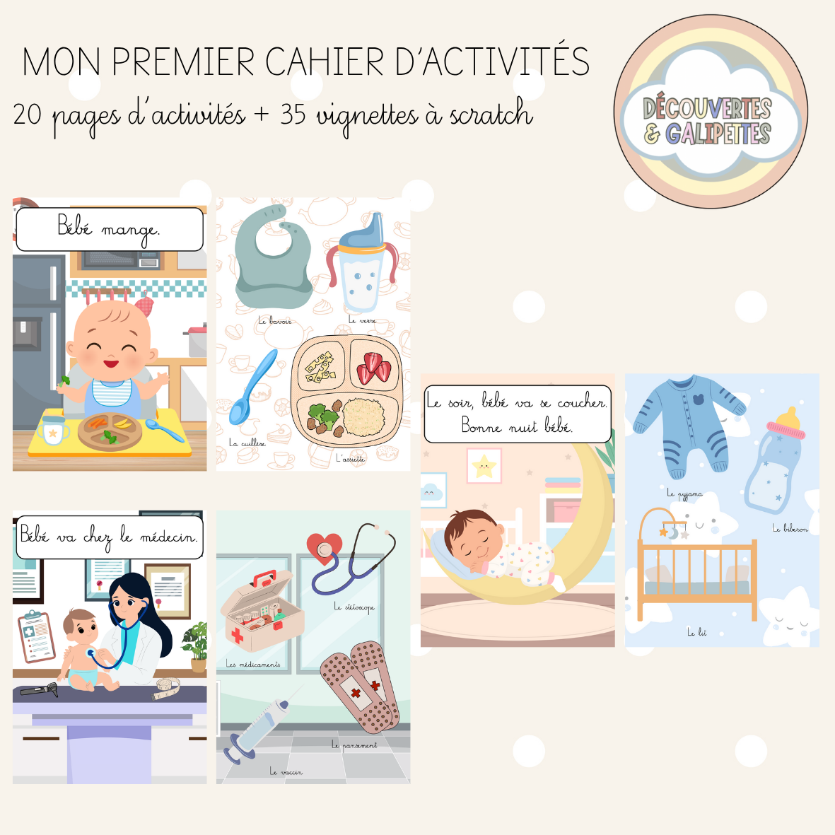 Mon premier cahier d'activités – Dès 18 mois