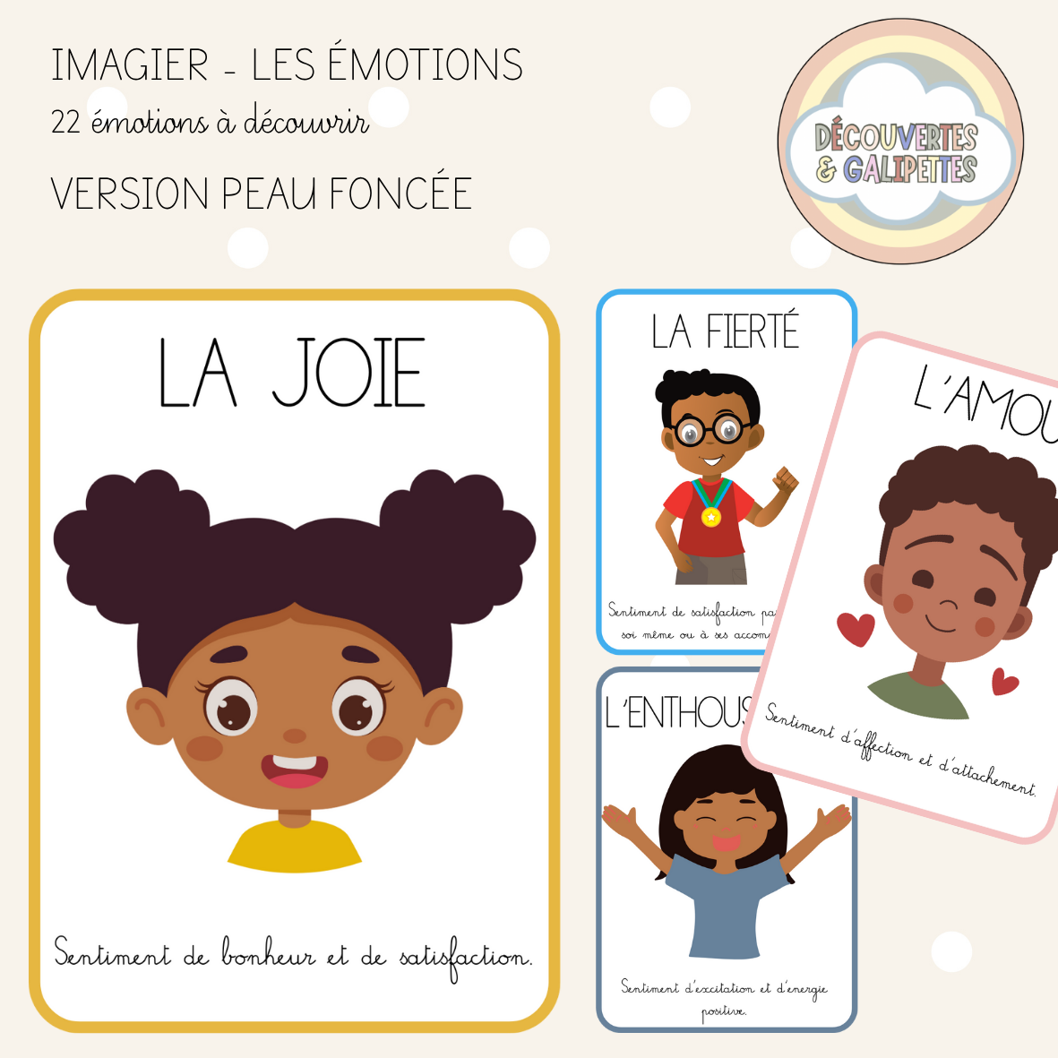 Imagier - Les émotions