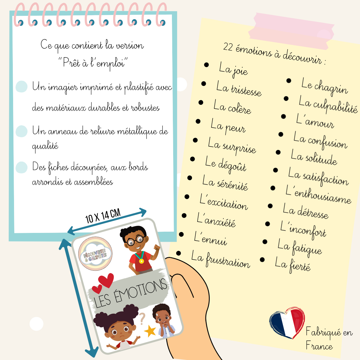 Imagier - Les émotions
