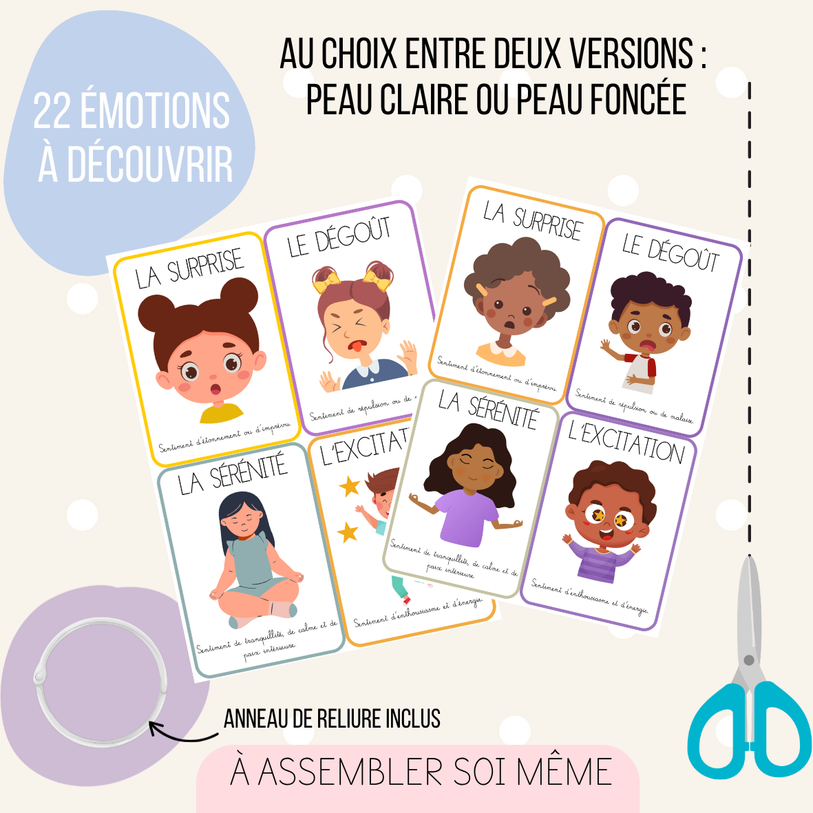 Imagier - Les émotions