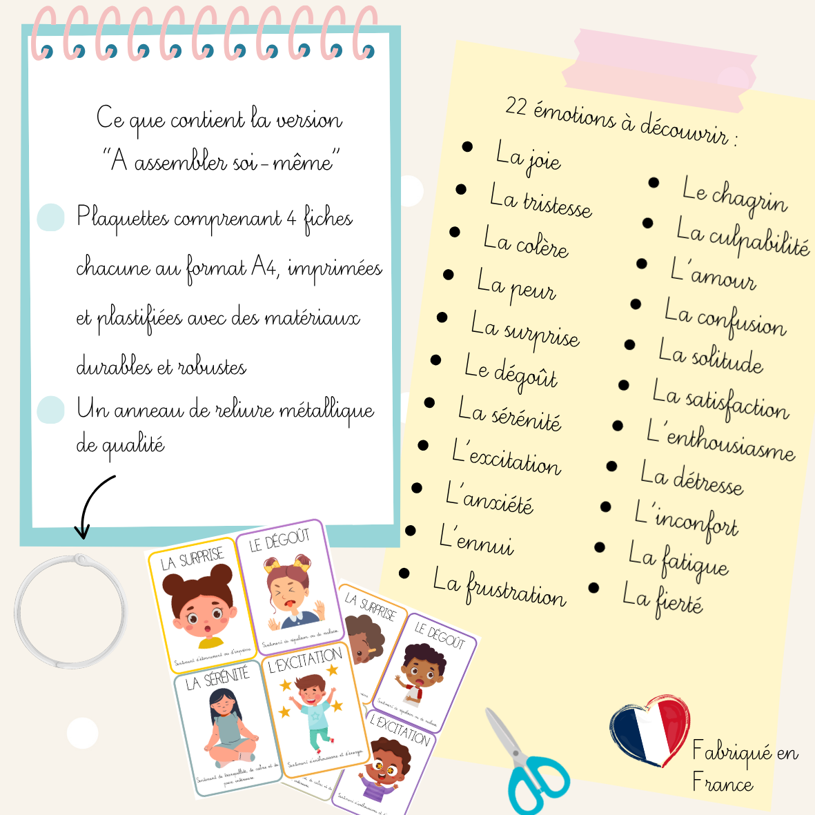 Imagier - Les émotions