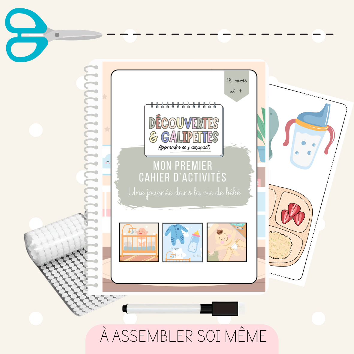 Mon premier cahier d'activités – Dès 18 mois