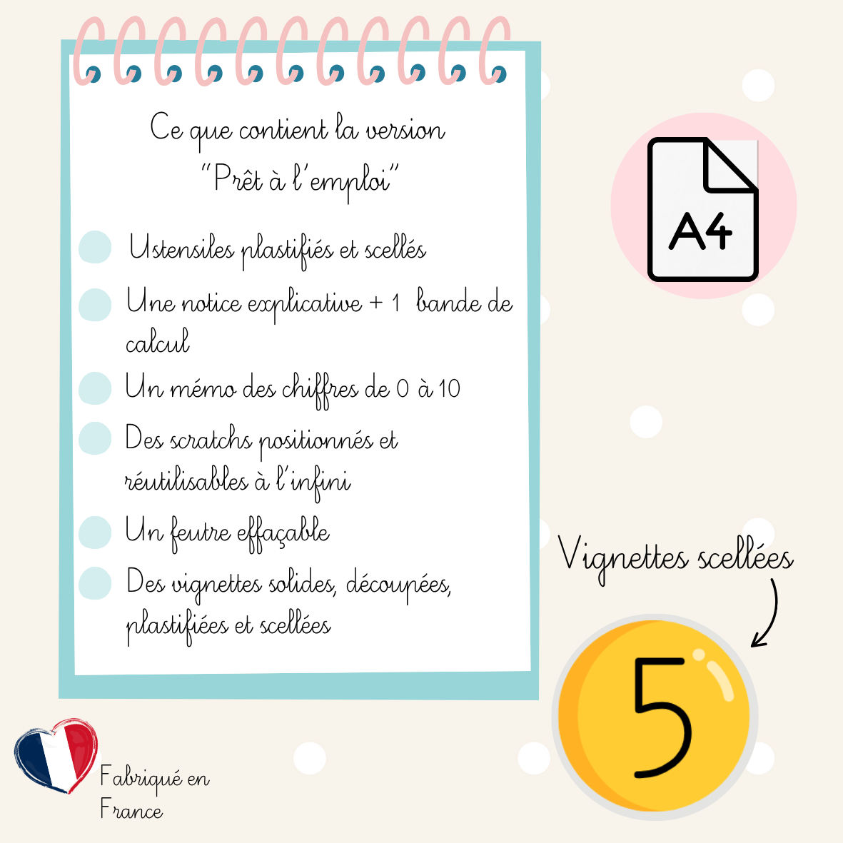 Jeu de dénombrement - Oeufs