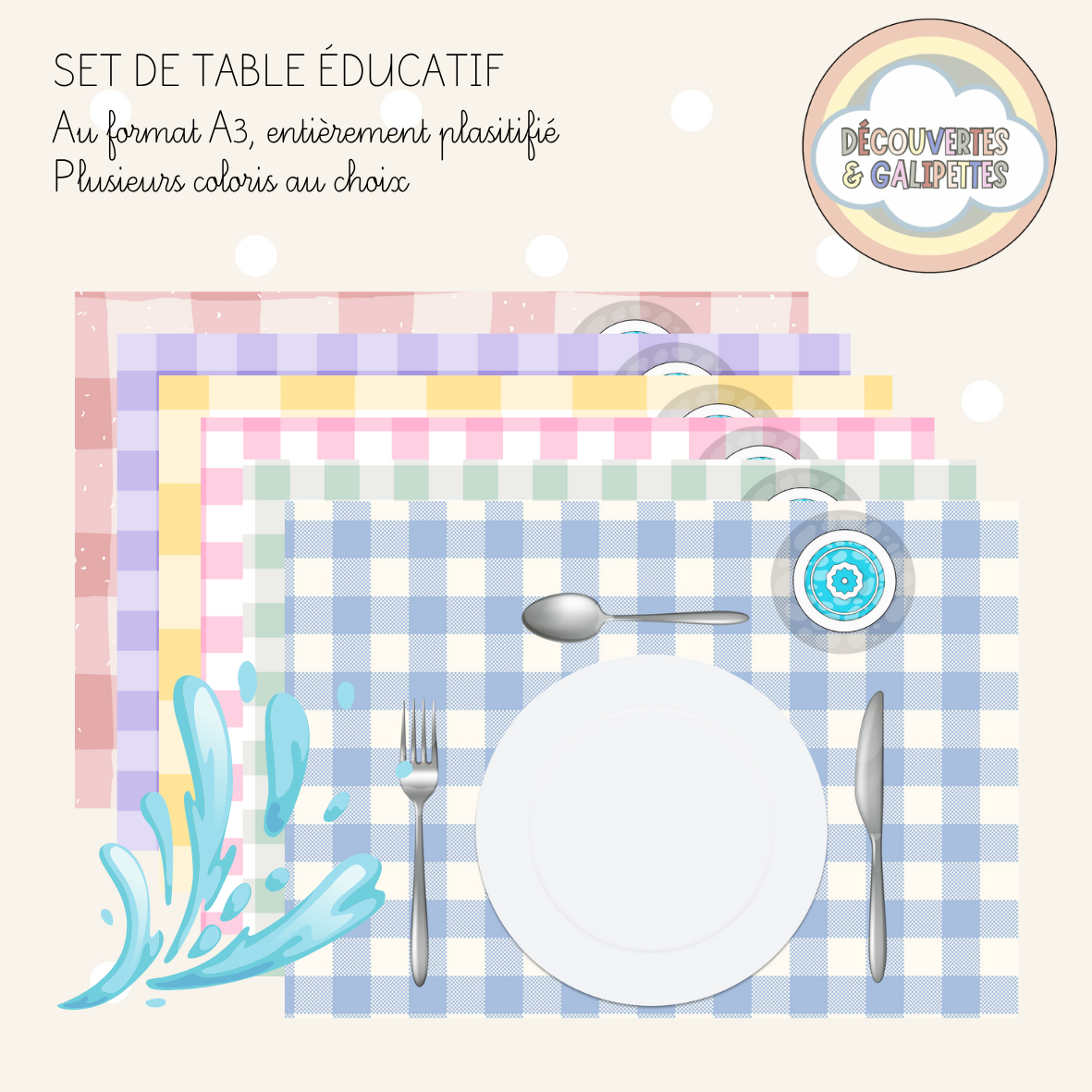 Set de table éducatif