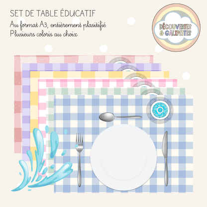 Set de table éducatif