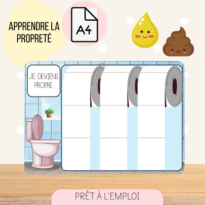 Tableau d'apprentissage de la propreté