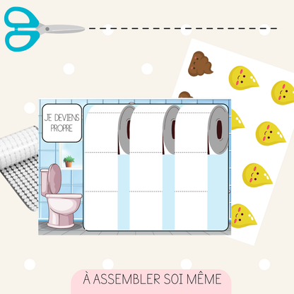 Tableau d'apprentissage de la propreté