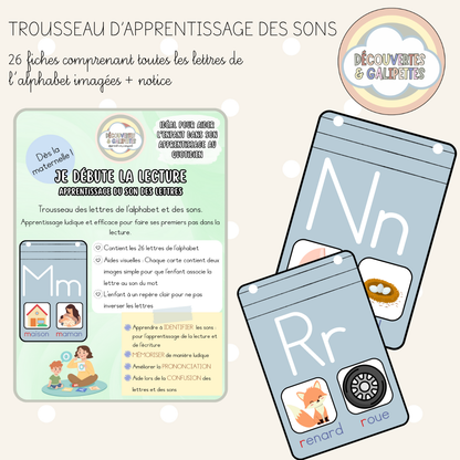 Fiches de lecture - Je découvre les sons