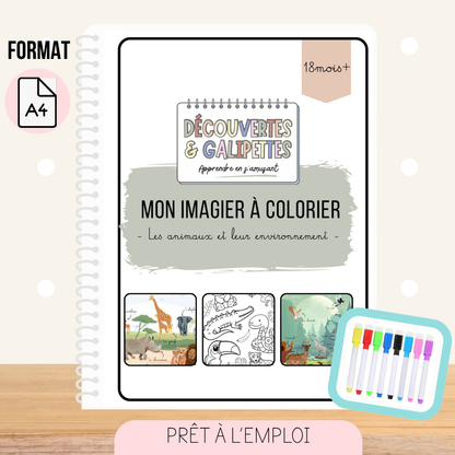 Imagier à colorier