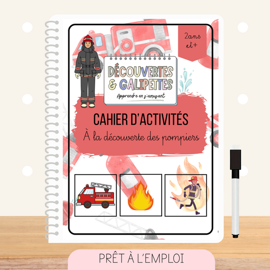 Cahier d'activités - Les pompiers dès 2ans