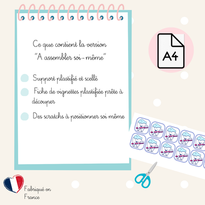 Tableau de brossage de dents