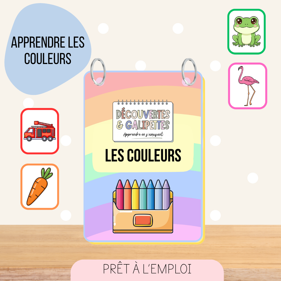 Imagier des couleurs à scratcher