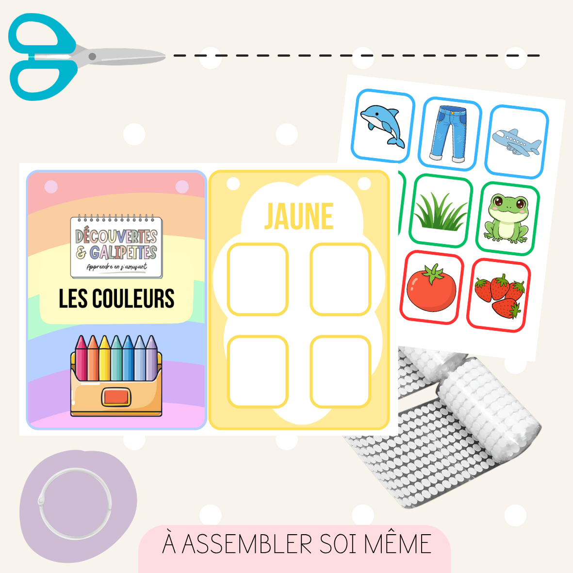 Imagier des couleurs à scratcher
