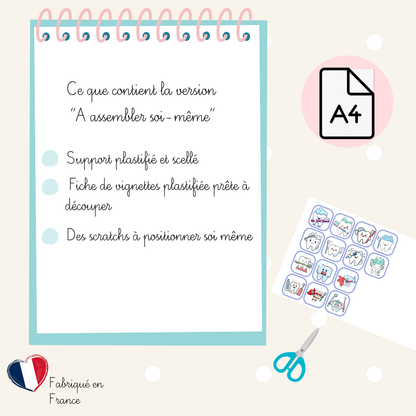 Tableau de brossage de dents