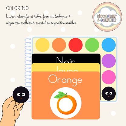 Livret d'apprentissage - Les couleurs (18 mois)