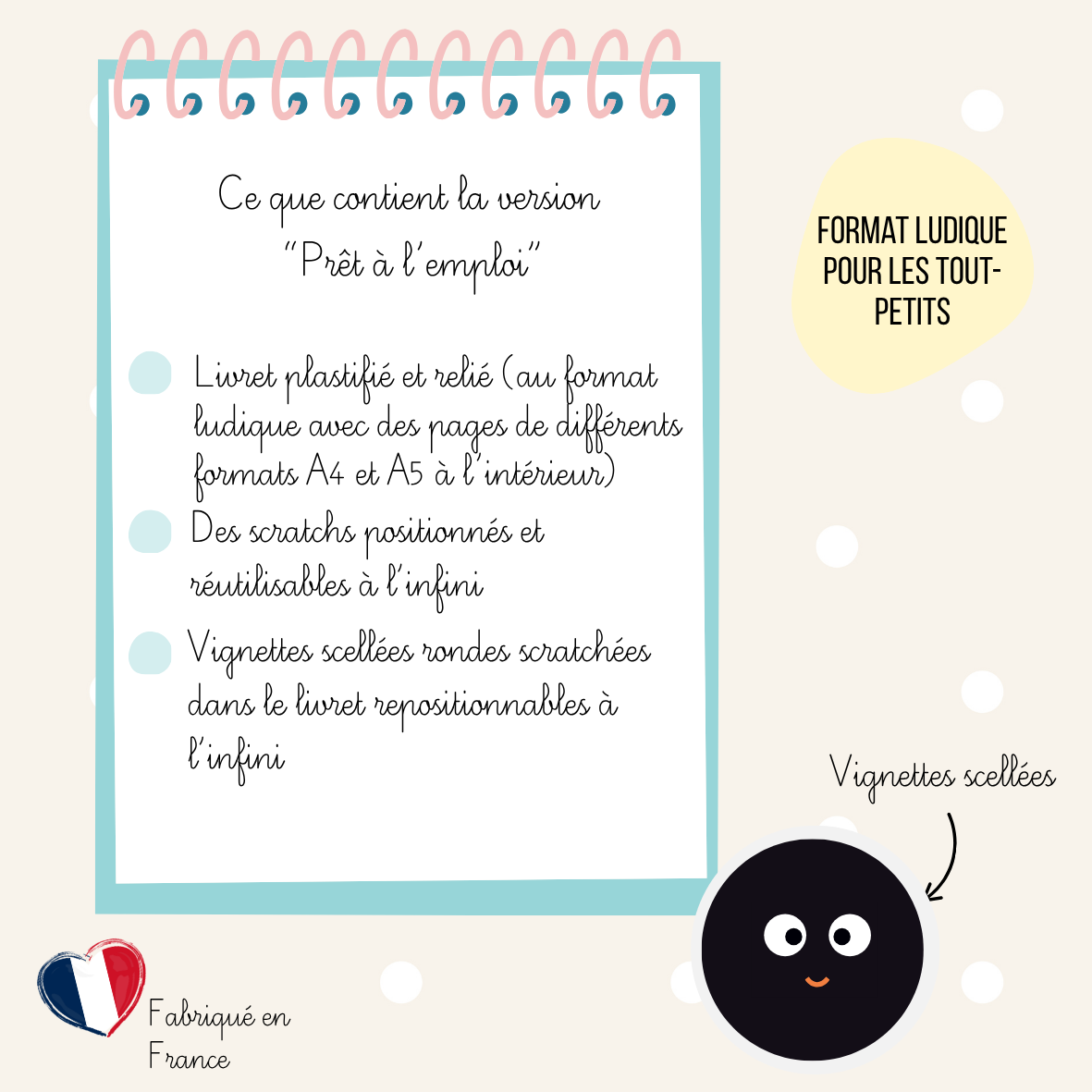 Livret d'apprentissage - Les couleurs (18 mois)