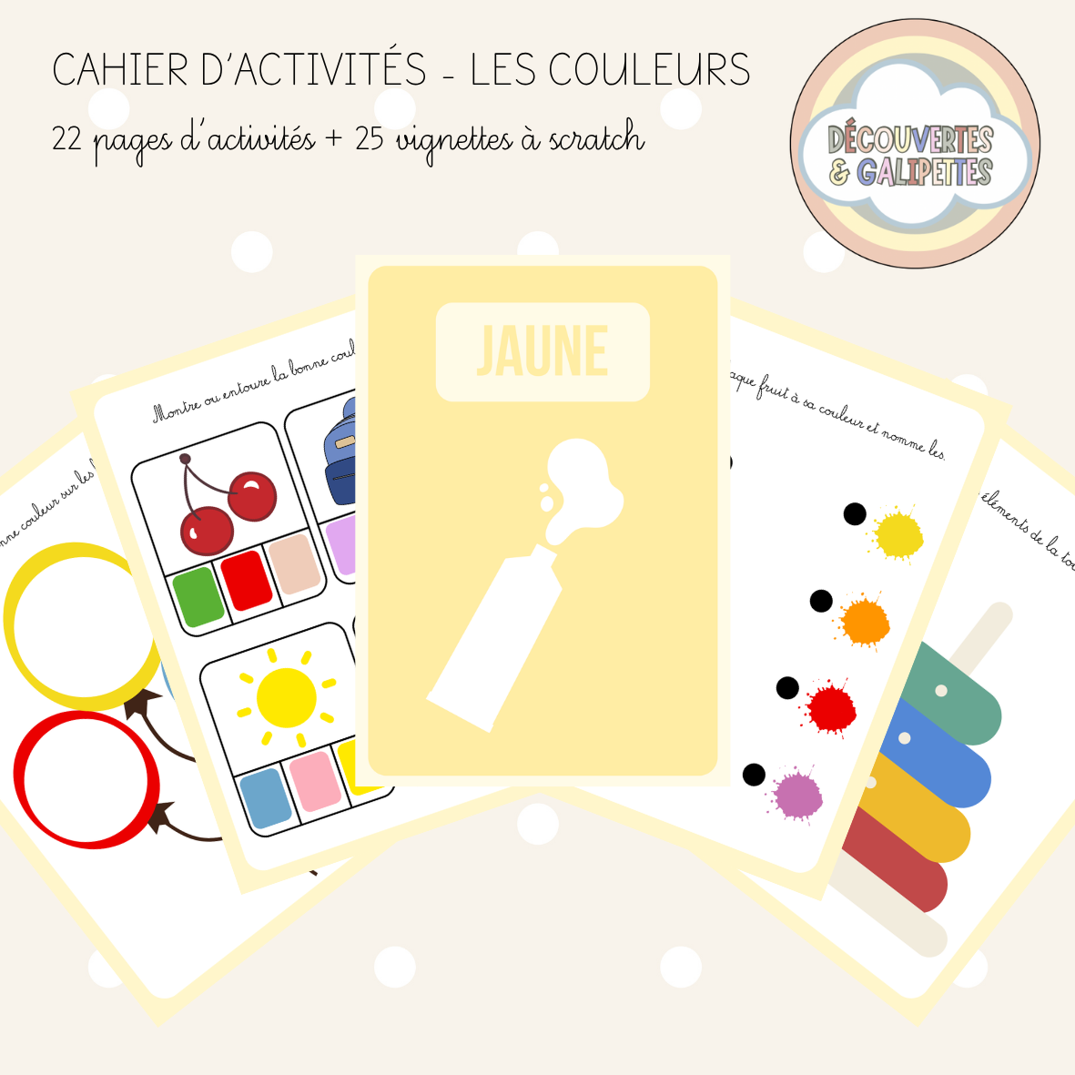 Livret d'apprentissage - Les couleurs