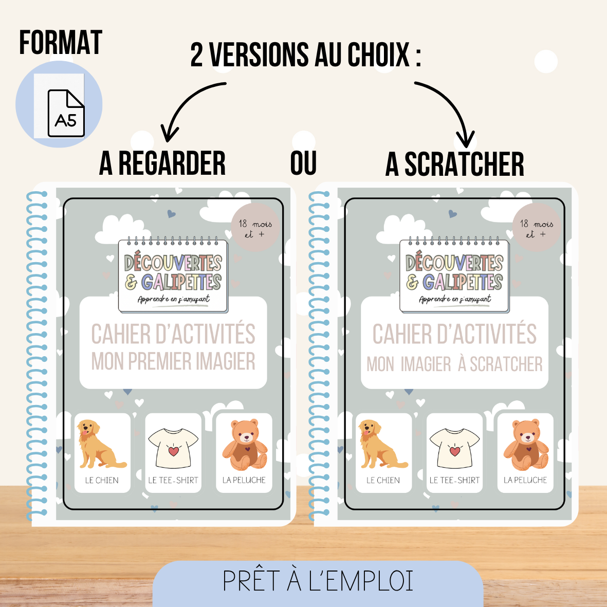 Mon premier imagier - A regarder ou à scratcher