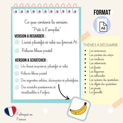 Mon premier imagier - A regarder ou à scratcher