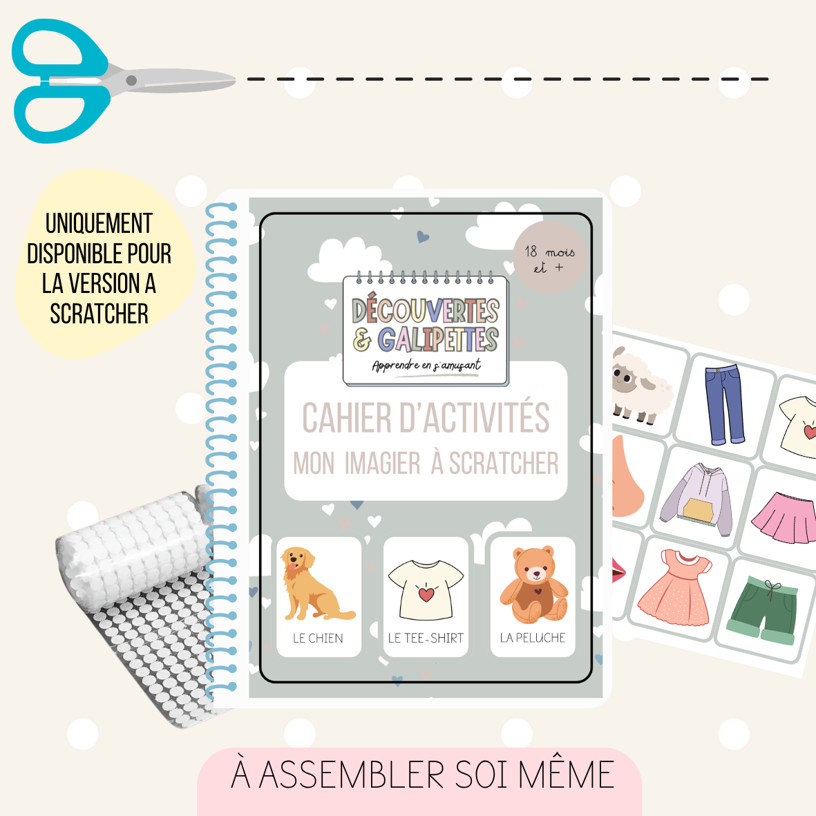 Mon premier imagier - A regarder ou à scratcher