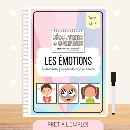 Cahier d'activités - Les émotions - Dès 2ans