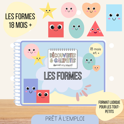 Livret d'apprentissage - Les formes (18 mois)