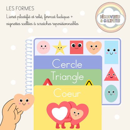 Livret d'apprentissage - Les formes (18 mois)