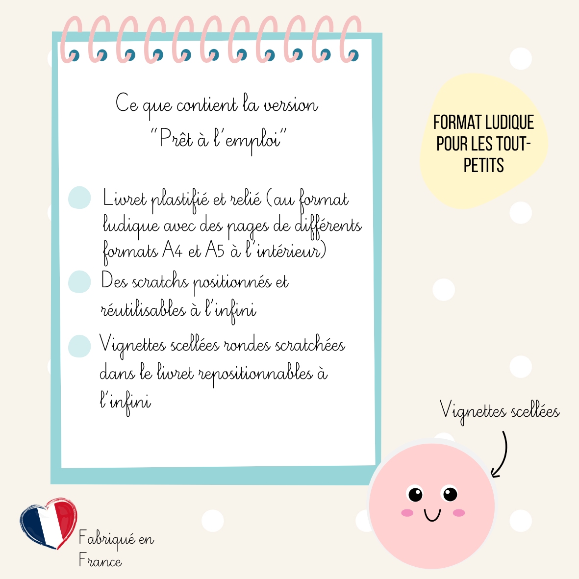 Livret d'apprentissage - Les formes (18 mois)