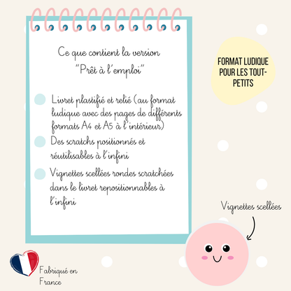 Livret d'apprentissage - Les formes (18 mois)