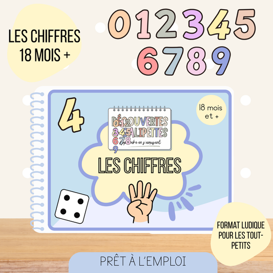 Livret des chiffres - Tout petits (dès 18 mois)