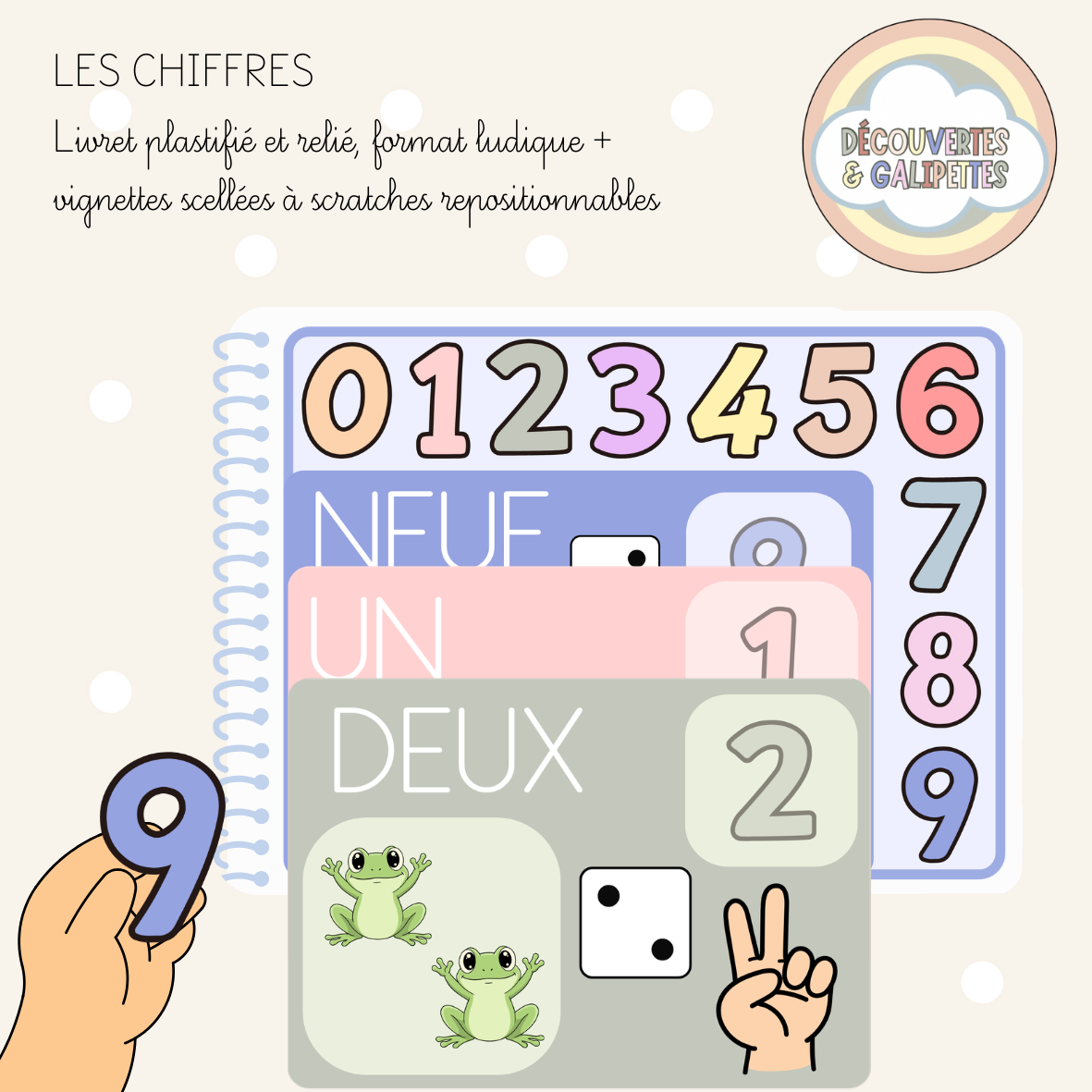 Livret des chiffres - Tout petits (dès 18 mois)