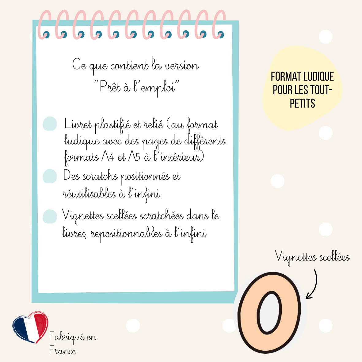 Livret des chiffres - Tout petits (dès 18 mois)