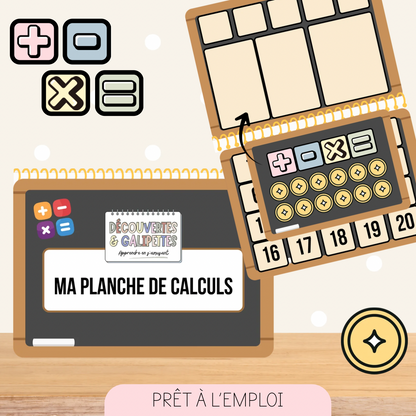 Ma planche de calculs