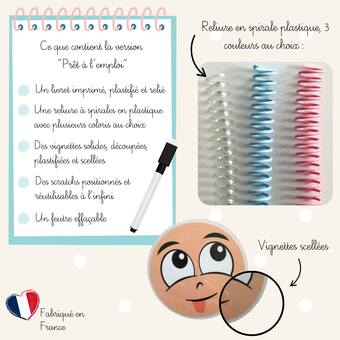 Cahier d'activités - Les émotions - Dès 2ans