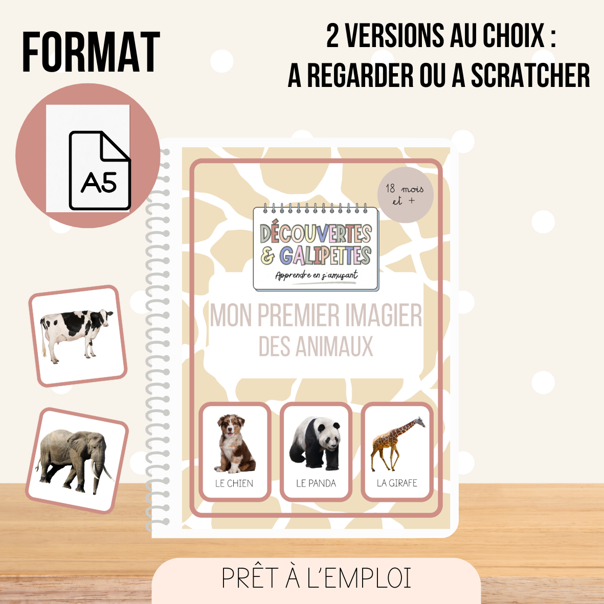 Mon premier imagier des animaux