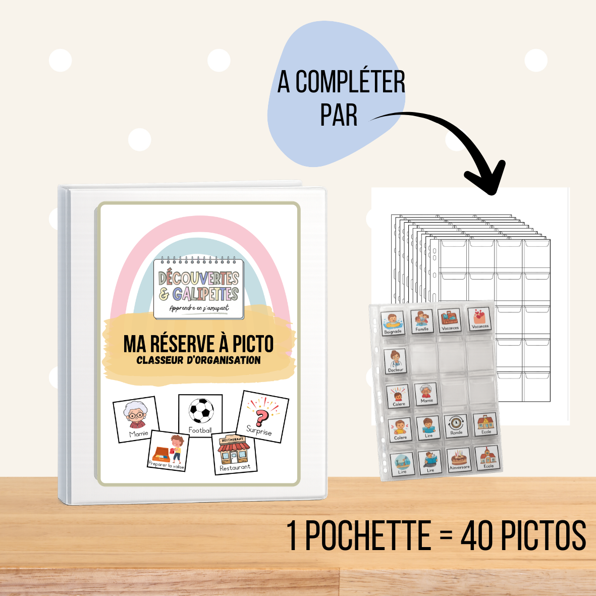 Ma Réserve à Picto – Classeur de rangement pour pictogrammes