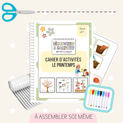 Cahier d'activités - Le printemps - Dès 2 ans