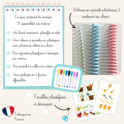 Cahier d'activités - Le printemps - Dès 2 ans