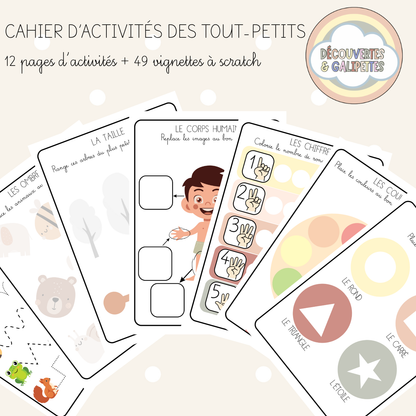 Le cahier d'activités des tout-petits - Dès 2 ans