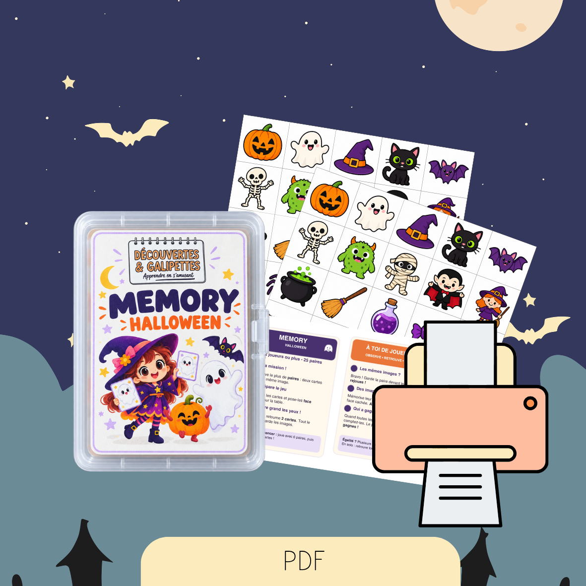 Memory Halloween – aperçu du produit, vue 5