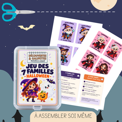 Jeu de 7 familles Halloween – aperçu du produit, vue 4