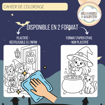 Cahier de coloriage Halloween – aperçu du produit, vue 2